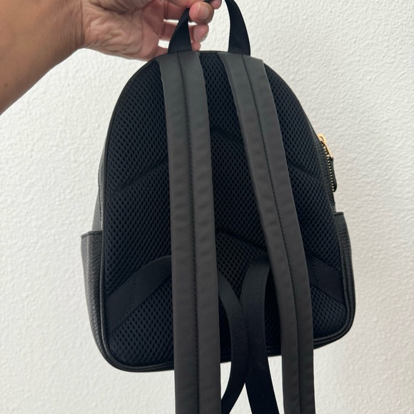 Coach Black Mini Leather Court Backpack - Picture 10 of 10